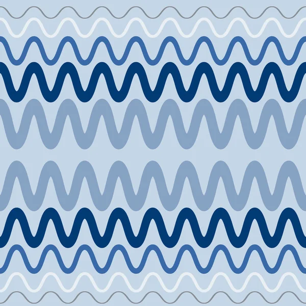 Illustration Seamless Pattern Square Background Waves Zigzags Design Element Design — 图库矢量图片