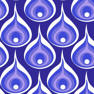 Kare arkaplanda kusursuz bir desen var. Tavus kuşu tüyü ya da soğan. Kitapların, defterlerin, kartpostalların, iç malzemelerin tasarımı için tasarım öğesi. Duvar kağıtları, tekstil, ambalaj, bir web sitesi için arka plan, mobil uygulama