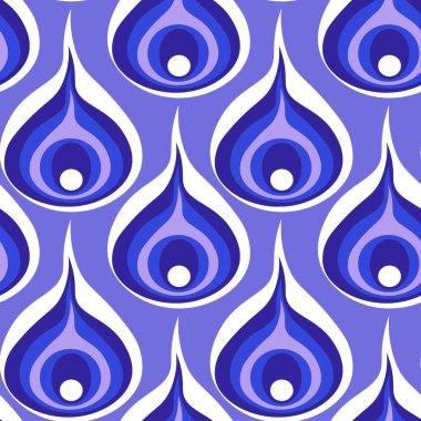 Kare arkaplanda kusursuz bir desen var. Tavus kuşu tüyü ya da soğan. Kitapların, defterlerin, kartpostalların, iç malzemelerin tasarımı için tasarım öğesi. Duvar kağıtları, tekstil, ambalaj, bir web sitesi için arka plan, mobil uygulama