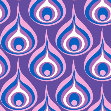 Kare arkaplanda kusursuz bir desen var. Tavus kuşu tüyü ya da soğan. Kitapların, defterlerin, kartpostalların, iç malzemelerin tasarımı için tasarım öğesi. Duvar kağıtları, tekstil, ambalaj, bir web sitesi için arka plan, mobil uygulama