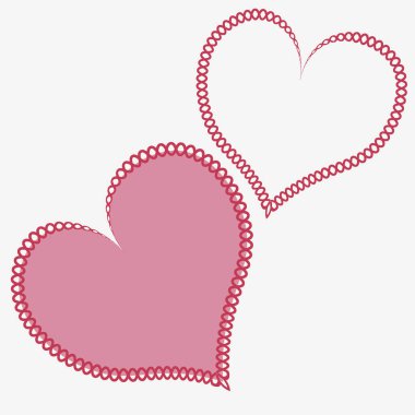 Kare arkaplandaki kusursuz desen, kumaştan yapılmış kalpler, yamalı dikiş. Kitapların, defterlerin, kartpostalların, iç malzemelerin dizayn unsurları. Duvar kağıtları, tekstil, ambalaj, bir web sitesi için arka plan, mobil uygulama veya blog. lo