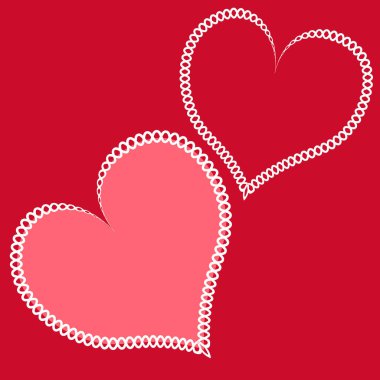 Kare arkaplandaki kusursuz desen, kumaştan yapılmış kalpler, yamalı dikiş. Kitapların, defterlerin, kartpostalların, iç malzemelerin dizayn unsurları. Duvar kağıtları, tekstil, ambalaj, bir web sitesi için arka plan, mobil uygulama veya blog. lo