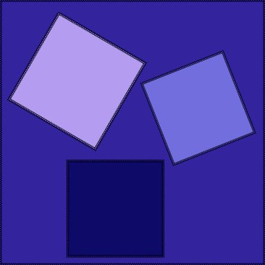 Kare arkaplanda pürüzsüz desen - yama işi yorgan. Kitapların, defterlerin, kartpostalların, iç ögelerin dizayn ögesi.