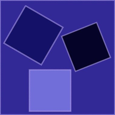 Kare arkaplanda pürüzsüz desen - yama işi yorgan. Kitapların, defterlerin, kartpostalların, iç ögelerin dizayn ögesi.