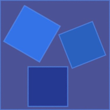 Kare arkaplanda pürüzsüz desen - yama işi yorgan. Kitapların, defterlerin, kartpostalların, iç ögelerin dizayn ögesi.