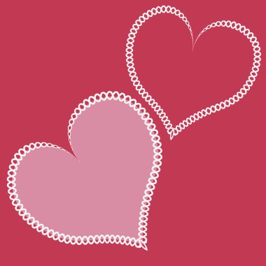 Kare arkaplandaki kusursuz desen, kumaştan yapılmış kalpler, yamalı dikiş. Kitapların, defterlerin, kartpostalların, iç malzemelerin dizayn unsurları. Duvar kağıtları, tekstil, ambalaj, bir web sitesi için arka plan, mobil uygulama veya blog. lo