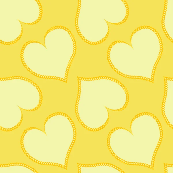 Εικονογράφηση Απρόσκοπτη Μοτίβο Τετράγωνο Φόντο Καρδιές Από Ύφασμα Ράψιμο Patchwork — Διανυσματικό Αρχείο