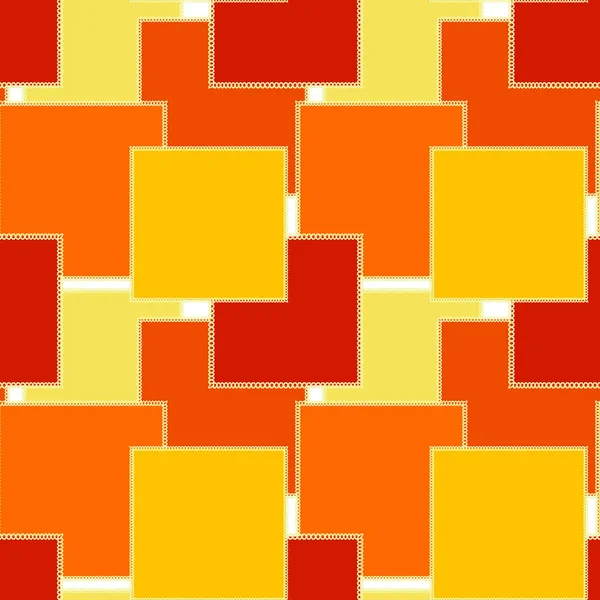 Seamless Pattern Square Background Patchwork Quilt Design Element Books Notebooks — 图库矢量图片
