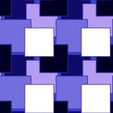 Kare arkaplanda pürüzsüz desen - yama işi yorgan. Kitapların, defterlerin, kartpostalların, iç ögelerin dizayn ögesi.