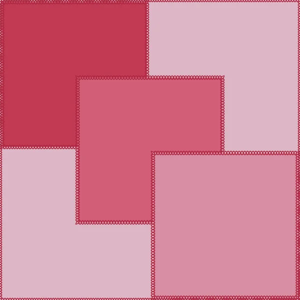 Seamless Pattern Square Background Patchwork Quilt Design Element Books Notebooks — Stockvektor
