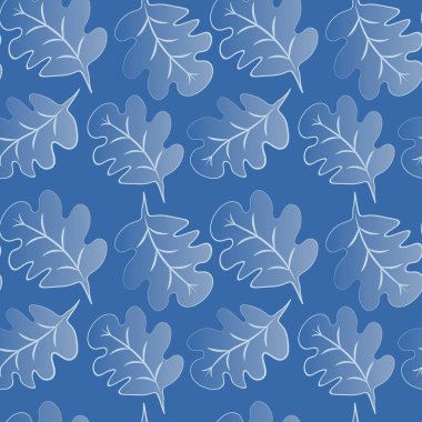 Kare arkaplandaki kusursuz desen - meşe yaprakları - soyutlama, gerçeküstü. Tasarım elemanı. Grafikler, minimalizm. Duvar kağıtları, tekstil, ambalaj, bir web sitesi için arka plan, mobil uygulama veya blog.