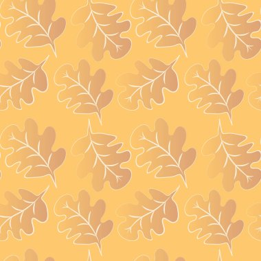 Kare arkaplandaki kusursuz desen - meşe yaprakları - soyutlama, gerçeküstü. Tasarım elemanı. Grafikler, minimalizm. Duvar kağıtları, tekstil, ambalaj, bir web sitesi için arka plan, mobil uygulama veya blog.