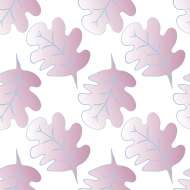 Kare arkaplandaki kusursuz desen - meşe yaprakları - soyutlama, gerçeküstü. Tasarım elemanı. Grafikler, minimalizm. Duvar kağıtları, tekstil, ambalaj, bir web sitesi için arka plan, mobil uygulama veya blog.