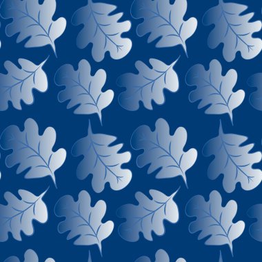 Kare arkaplandaki kusursuz desen - meşe yaprakları - soyutlama, gerçeküstü. Tasarım elemanı. Grafikler, minimalizm. Duvar kağıtları, tekstil, ambalaj, bir web sitesi için arka plan, mobil uygulama veya blog.