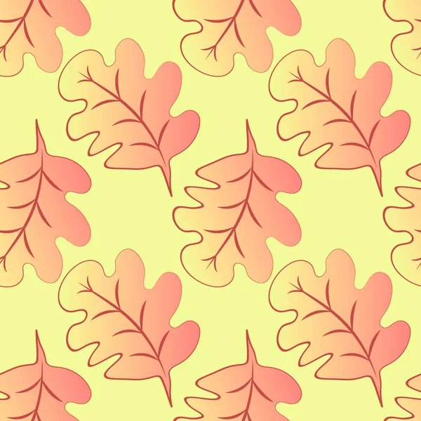 Kare arkaplandaki kusursuz desen - meşe yaprakları - soyutlama, gerçeküstü. Tasarım elemanı. Grafikler, minimalizm. Duvar kağıtları, tekstil, ambalaj, bir web sitesi için arka plan, mobil uygulama veya blog.