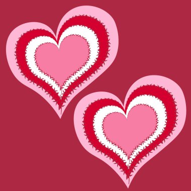 Kare arkaplandaki resim - soğuk kalpler - dondaki iki soyut kalp. Grafikler, gerçeküstü. Kitapların, defterlerin, kartpostalların, iç malzemelerin dizayn unsurları. Duvar kağıtları, tekstil, ambalaj, bir web sitesi için arka plan, mobil uygulama veya blog.