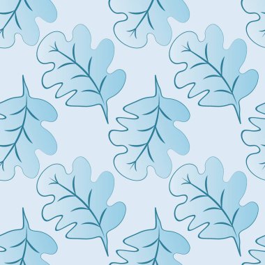 Kare arkaplandaki kusursuz desen - meşe yaprakları - soyutlama, gerçeküstü. Tasarım elemanı. Grafikler, minimalizm. Duvar kağıtları, tekstil, ambalaj, bir web sitesi için arka plan, mobil uygulama veya blog.