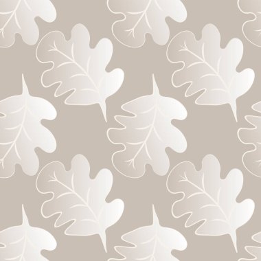 Kare arkaplandaki kusursuz desen - meşe yaprakları - soyutlama, gerçeküstü. Tasarım elemanı. Grafikler, minimalizm. Duvar kağıtları, tekstil, ambalaj, bir web sitesi için arka plan, mobil uygulama veya blog.