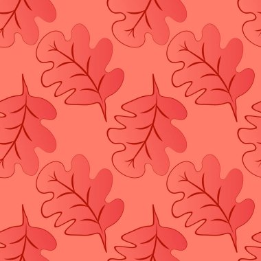 Kare arkaplandaki kusursuz desen - meşe yaprakları - soyutlama, gerçeküstü. Tasarım elemanı. Grafikler, minimalizm. Duvar kağıtları, tekstil, ambalaj, bir web sitesi için arka plan, mobil uygulama veya blog.