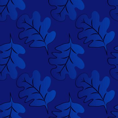 Kare arkaplandaki kusursuz desen - meşe yaprakları - soyutlama, gerçeküstü. Tasarım elemanı. Grafikler, minimalizm. Duvar kağıtları, tekstil, ambalaj, bir web sitesi için arka plan, mobil uygulama veya blog.