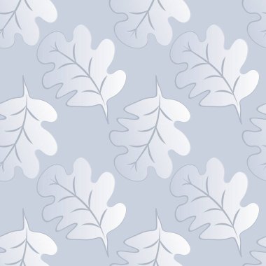 Kare arkaplandaki kusursuz desen - meşe yaprakları - soyutlama, gerçeküstü. Tasarım elemanı. Grafikler, minimalizm. Duvar kağıtları, tekstil, ambalaj, bir web sitesi için arka plan, mobil uygulama veya blog.