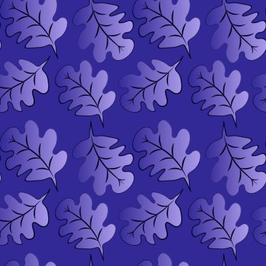 Kare arkaplandaki kusursuz desen - meşe yaprakları - soyutlama, gerçeküstü. Tasarım elemanı. Grafikler, minimalizm. Duvar kağıtları, tekstil, ambalaj, bir web sitesi için arka plan, mobil uygulama veya blog.