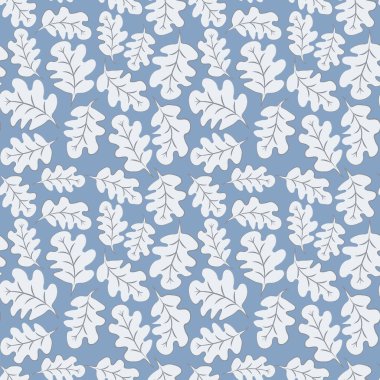 Kare arkaplandaki kusursuz desen - meşe yaprakları - soyutlama, gerçeküstü. Tasarım elemanı. Grafikler, minimalizm. Duvar kağıtları, tekstil, ambalaj, bir web sitesi için arka plan, mobil uygulama veya blog.