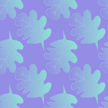 Kare arkaplandaki kusursuz desen - meşe yaprakları - soyutlama, gerçeküstü. Tasarım elemanı. Grafikler, minimalizm. Duvar kağıtları, tekstil, ambalaj, bir web sitesi için arka plan, mobil uygulama veya blog.