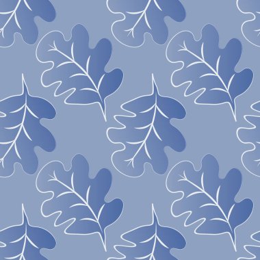 Kare arkaplandaki kusursuz desen - meşe yaprakları - soyutlama, gerçeküstü. Tasarım elemanı. Grafikler, minimalizm. Duvar kağıtları, tekstil, ambalaj, bir web sitesi için arka plan, mobil uygulama veya blog.