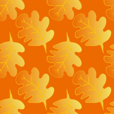 Kare arkaplandaki kusursuz desen - meşe yaprakları - soyutlama, gerçeküstü. Tasarım elemanı. Grafikler, minimalizm. Duvar kağıtları, tekstil, ambalaj, bir web sitesi için arka plan, mobil uygulama veya blog.