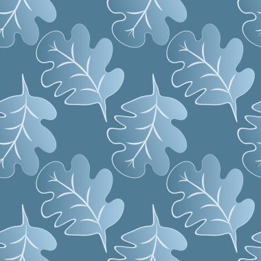 Kare arkaplandaki kusursuz desen - meşe yaprakları - soyutlama, gerçeküstü. Tasarım elemanı. Grafikler, minimalizm. Duvar kağıtları, tekstil, ambalaj, bir web sitesi için arka plan, mobil uygulama veya blog.