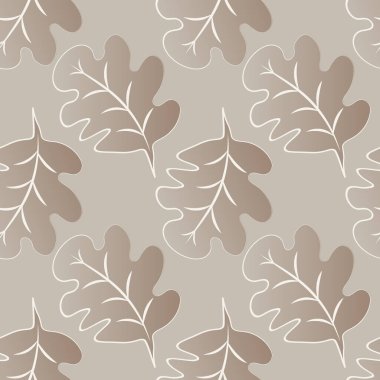 Kare arkaplandaki kusursuz desen - meşe yaprakları - soyutlama, gerçeküstü. Tasarım elemanı. Grafikler, minimalizm. Duvar kağıtları, tekstil, ambalaj, bir web sitesi için arka plan, mobil uygulama veya blog.