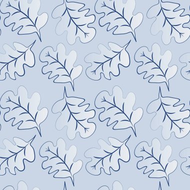 Kare arkaplandaki kusursuz desen - meşe yaprakları - soyutlama, gerçeküstü. Tasarım elemanı. Grafikler, minimalizm. Duvar kağıtları, tekstil, ambalaj, bir web sitesi için arka plan, mobil uygulama veya blog.