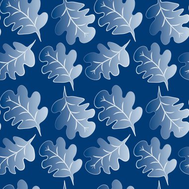 Kare arkaplandaki kusursuz desen - meşe yaprakları - soyutlama, gerçeküstü. Tasarım elemanı. Grafikler, minimalizm. Duvar kağıtları, tekstil, ambalaj, bir web sitesi için arka plan, mobil uygulama veya blog.