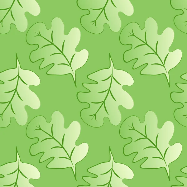 Seamless Pattern Square Background Oak Leaves Abstraction Surreal Design Element — Vetor de Stock
