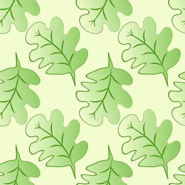 Seamless Pattern Square Background Oak Leaves Abstraction Surreal Design Element — Stock vektor