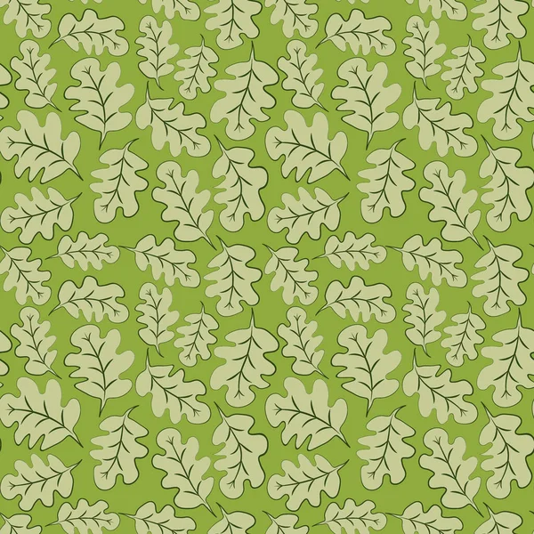 Seamless Pattern Square Background Oak Leaves Abstraction Surreal Design Element — Vetor de Stock