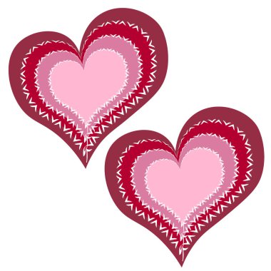 Kare arkaplandaki resim - soğuk kalpler - dondaki iki soyut kalp. Grafikler, gerçeküstü. Kitapların, defterlerin, kartpostalların, iç malzemelerin dizayn unsurları. Duvar kağıtları, tekstil, ambalaj, bir web sitesi için arka plan, mobil uygulama veya blog.