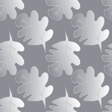 Kare arkaplandaki kusursuz desen - meşe yaprakları - soyutlama, gerçeküstü. Tasarım elemanı. Grafikler, minimalizm. Duvar kağıtları, tekstil, ambalaj, bir web sitesi için arka plan, mobil uygulama veya blog.