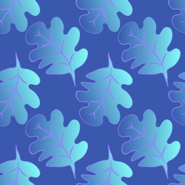 Kare arkaplandaki kusursuz desen - meşe yaprakları - soyutlama, gerçeküstü. Tasarım elemanı. Grafikler, minimalizm. Duvar kağıtları, tekstil, ambalaj, bir web sitesi için arka plan, mobil uygulama veya blog.