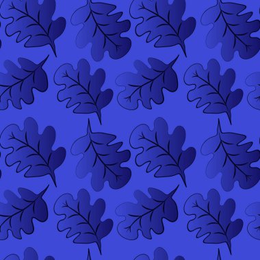 Kare arkaplandaki kusursuz desen - meşe yaprakları - soyutlama, gerçeküstü. Tasarım elemanı. Grafikler, minimalizm. Duvar kağıtları, tekstil, ambalaj, bir web sitesi için arka plan, mobil uygulama veya blog.