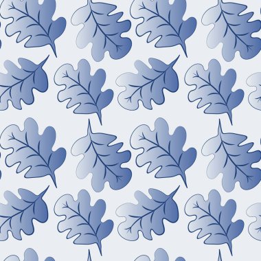 Kare arkaplandaki kusursuz desen - meşe yaprakları - soyutlama, gerçeküstü. Tasarım elemanı. Grafikler, minimalizm. Duvar kağıtları, tekstil, ambalaj, bir web sitesi için arka plan, mobil uygulama veya blog.