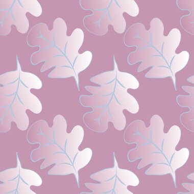 Kare arkaplandaki kusursuz desen - meşe yaprakları - soyutlama, gerçeküstü. Tasarım elemanı. Grafikler, minimalizm. Duvar kağıtları, tekstil, ambalaj, bir web sitesi için arka plan, mobil uygulama veya blog.