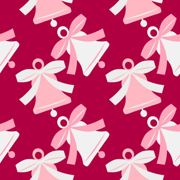 Kare arkaplanda kusursuz bir desen, bir çan. Kitapların, defterlerin, kartpostalların, iç malzemelerin dizayn unsurları. Duvar kağıtları, tekstil, ambalaj, bir web sitesi için arka plan, mobil uygulama veya blog. Feng Shui, ilk çağrı,