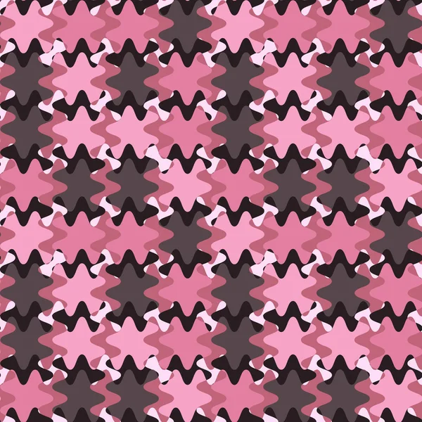 Un modello senza soluzione di continuità su uno sfondo quadrato è un tappeto patchwork fatto di diversi punti colorati — Vettoriale Stock