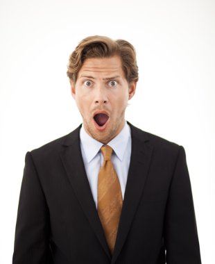 Kameraya bakarak şok işadamı