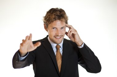 clairvoyant işadamı kontrol zihinleri için çalışıyor