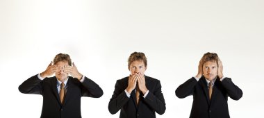 hiçbir kötülük görme duyma