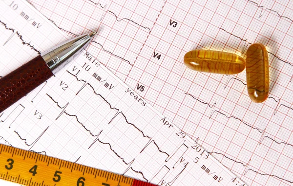 Contrôle du poids pour prévenir les maladies cardiaques avec oméga3 — Photo