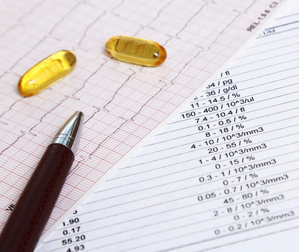 Fish oil for heart disease prevention — Stock Photo, Image